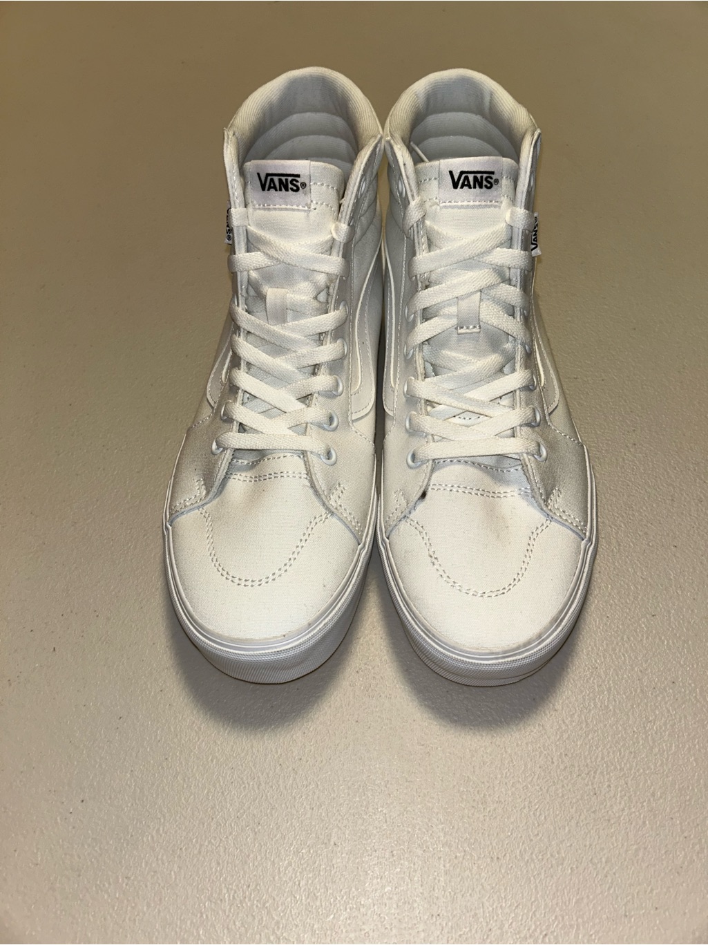 Vans White High-Top Skate Sneakers - Women’s Size 11 - Nwot